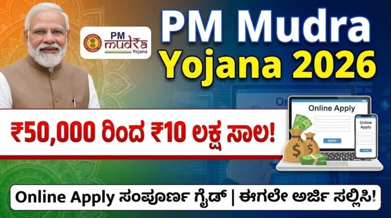 PM Mudra Yojana 2026 loan Kannada complete guide